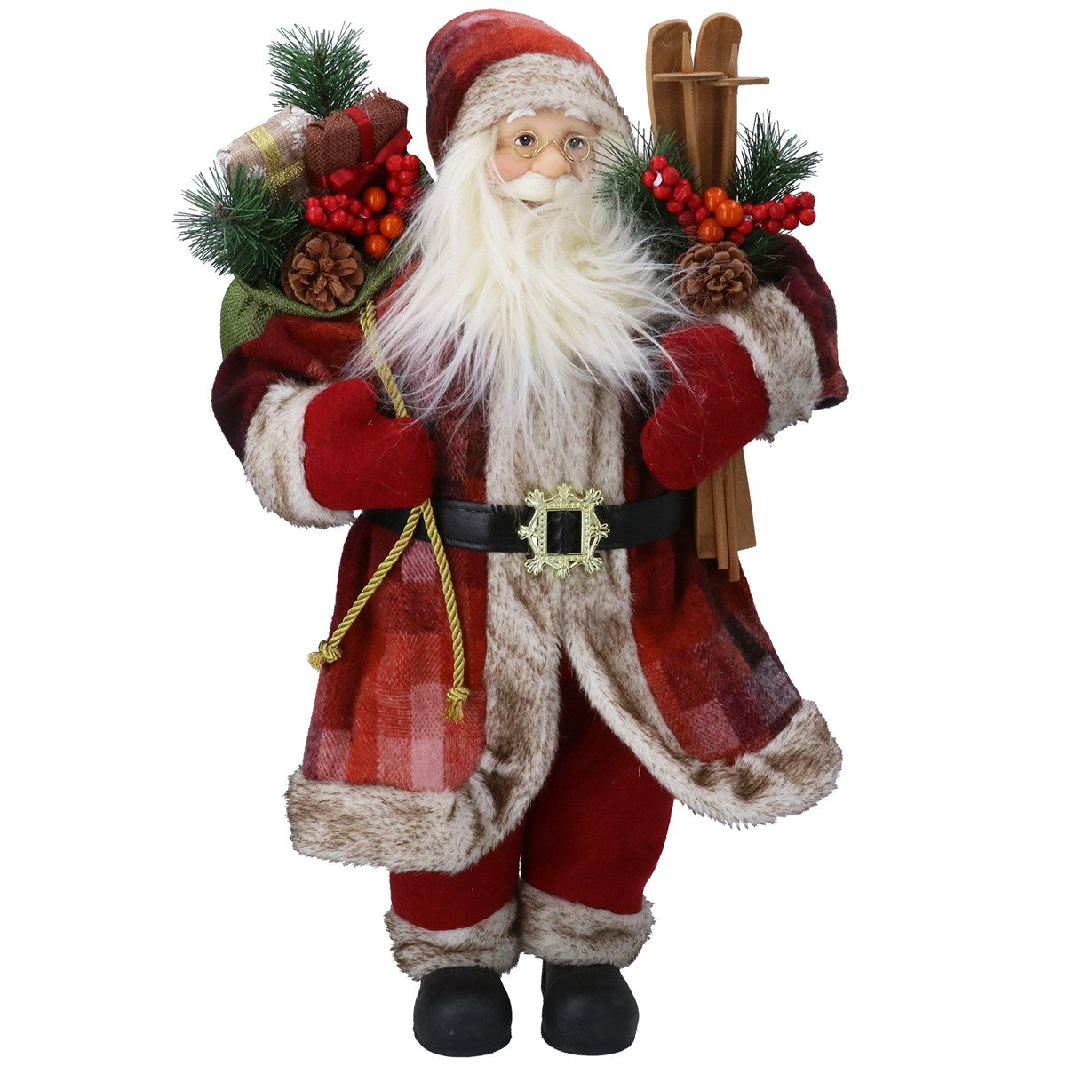 Santa with Tartan Jacket 50cm | Annie Mo's