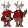 Fabric Ornaments 46cm - Mr/Mrs Deer - Style Choice | Annie Mo's