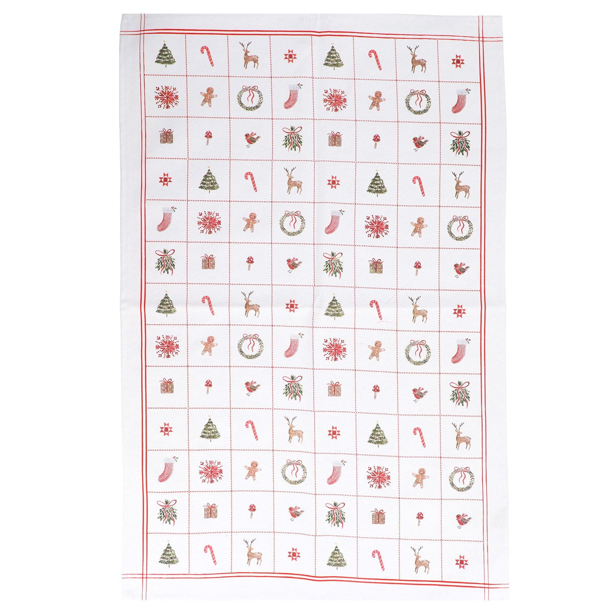 Nordic Icons Christmas Tea Towel 