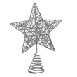 Silver Mesh Star Tree Topper