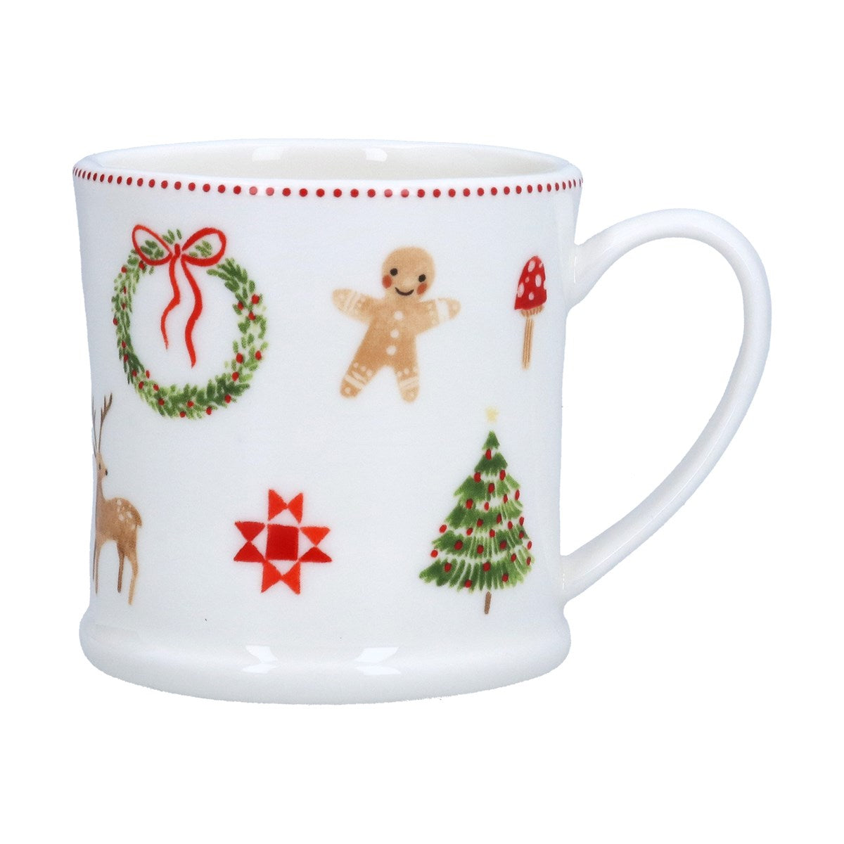 Stoneware Mini Icon Christmas Mug