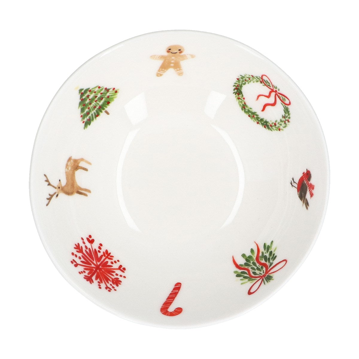 Stoneware Nordic Icons Christmas Bowl