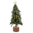 Bristle Tree, 39cm - On Log with Star | Annie Mo's