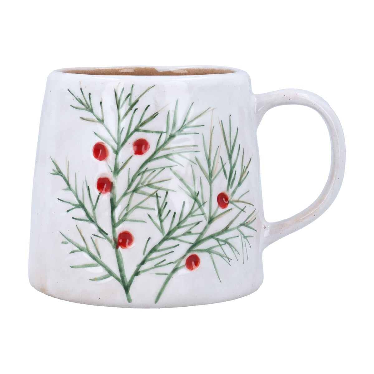Stoneware Mug - Fir and Berries