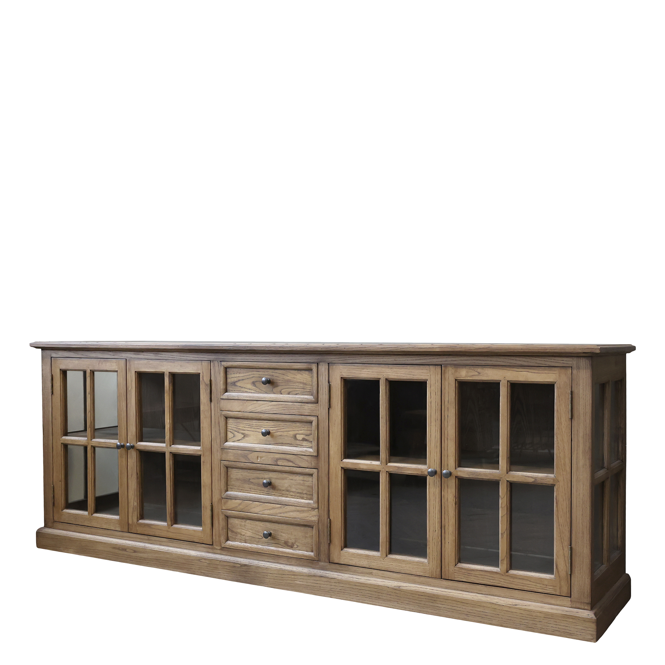Marseille Display Sideboard with Four Doors and Four Drawers 220cm