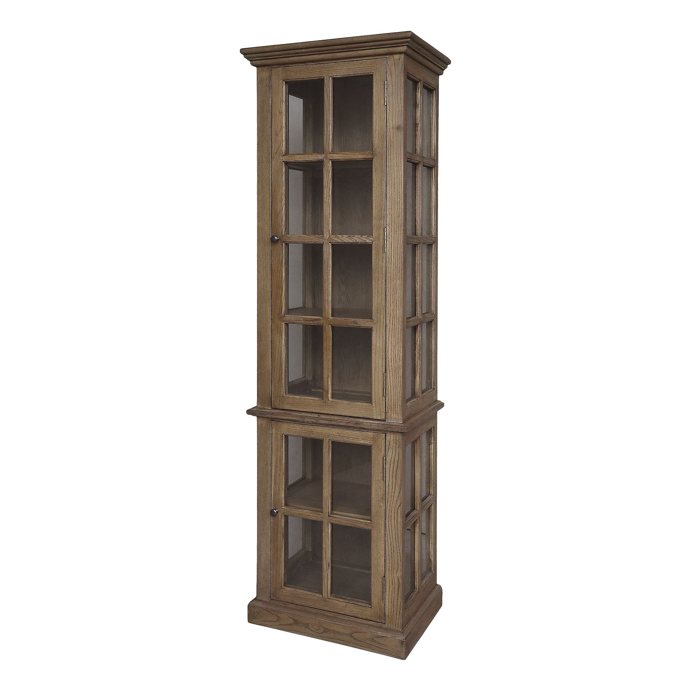 Marseille Display Cabinet with Two Doors and Shelves 60cm