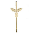 Metal Wreath Hanger 27cm - Gold Holly | Annie Mo's