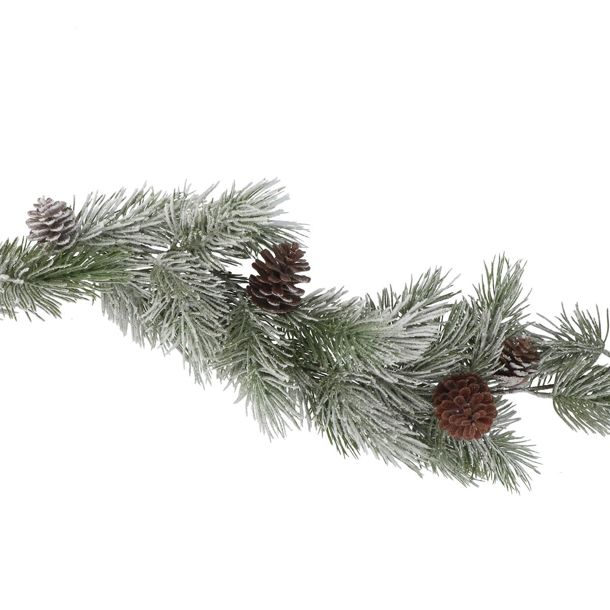 Frosted Pine with Cones Garland 180cm