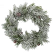 Wreath, 60cm - Frosted Pine with Cones | Annie Mo's