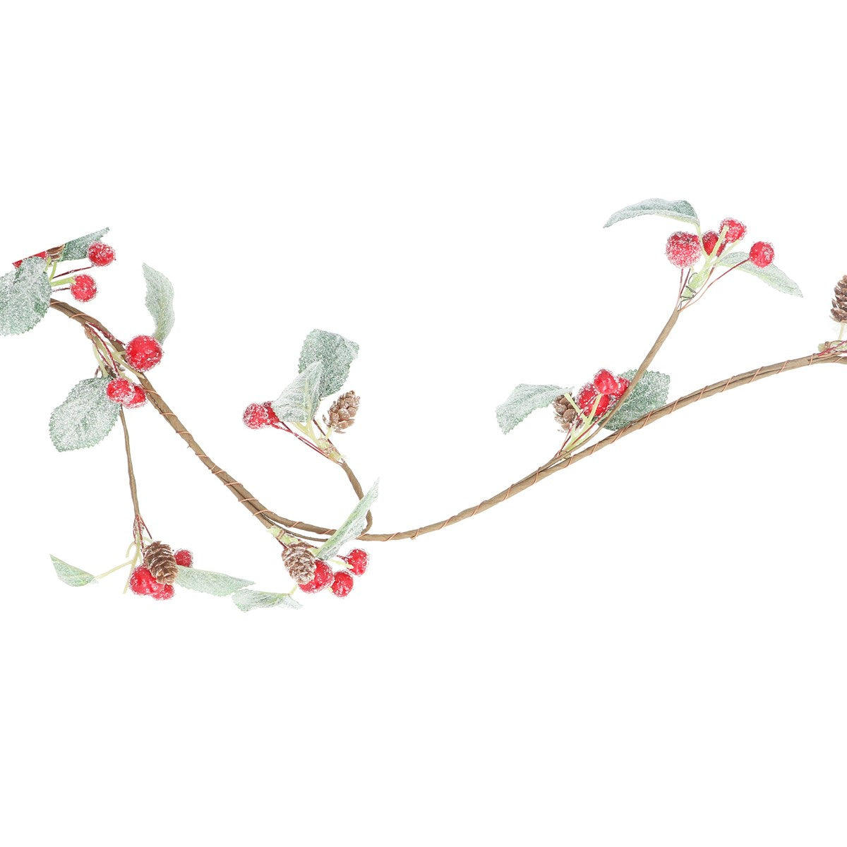 Garland, 1.2m - Frosted Berries, Leaves & Cones | Annie Mo's