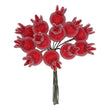 Pick 12cm - Frosted Red Rosehip Bunch | Annie Mo's