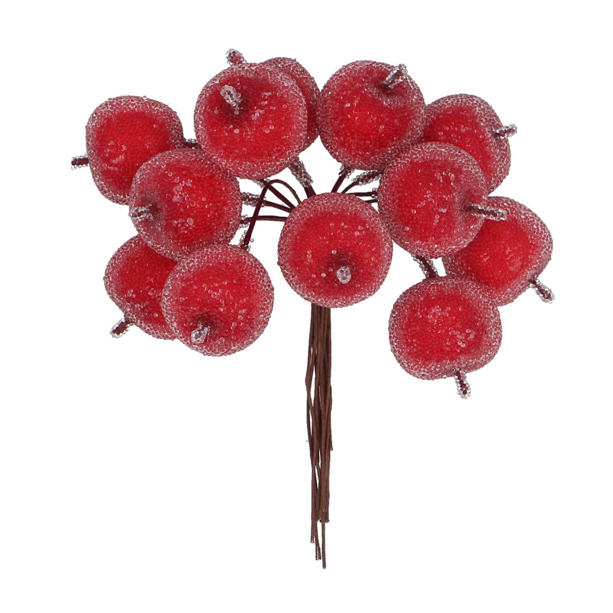 Pick 13cm - Frosted Red Mini Apple Bunch | Annie Mo's