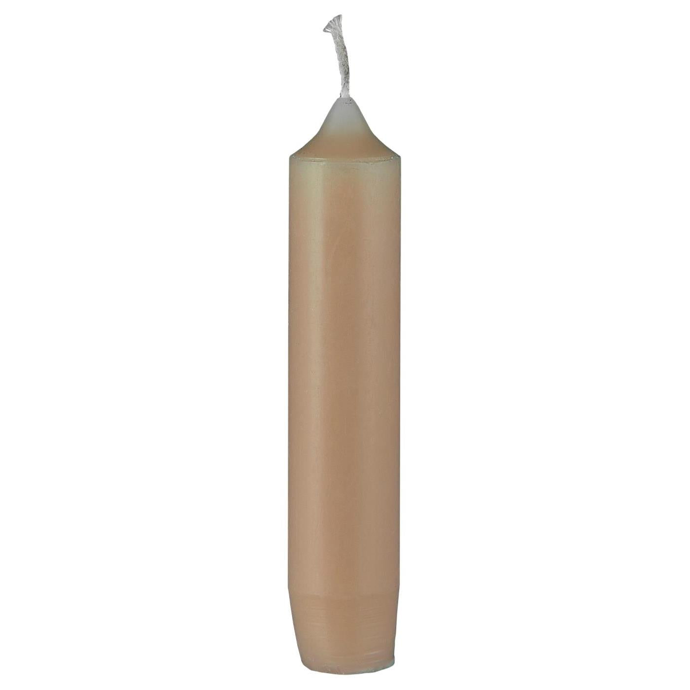 Short Sandy Dinner Candle 11cm