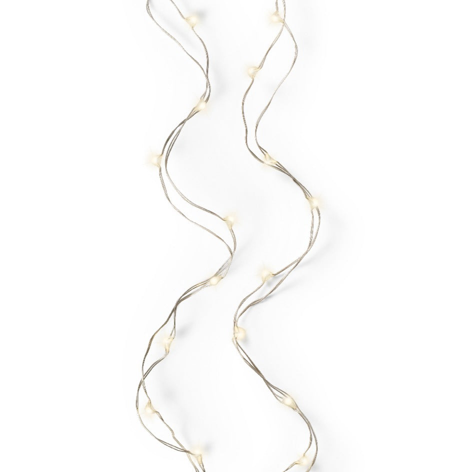 Micro LED String Lights 495cm Silver with Warm White Lights B | Annie Mo's