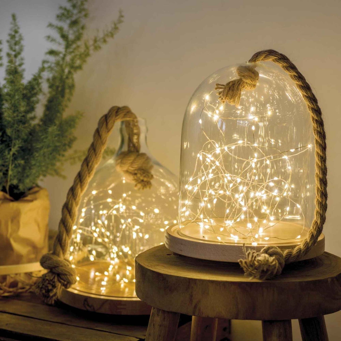 Micro LED String Lights 495cm Silver with Warm White Lights D | Annie Mo's