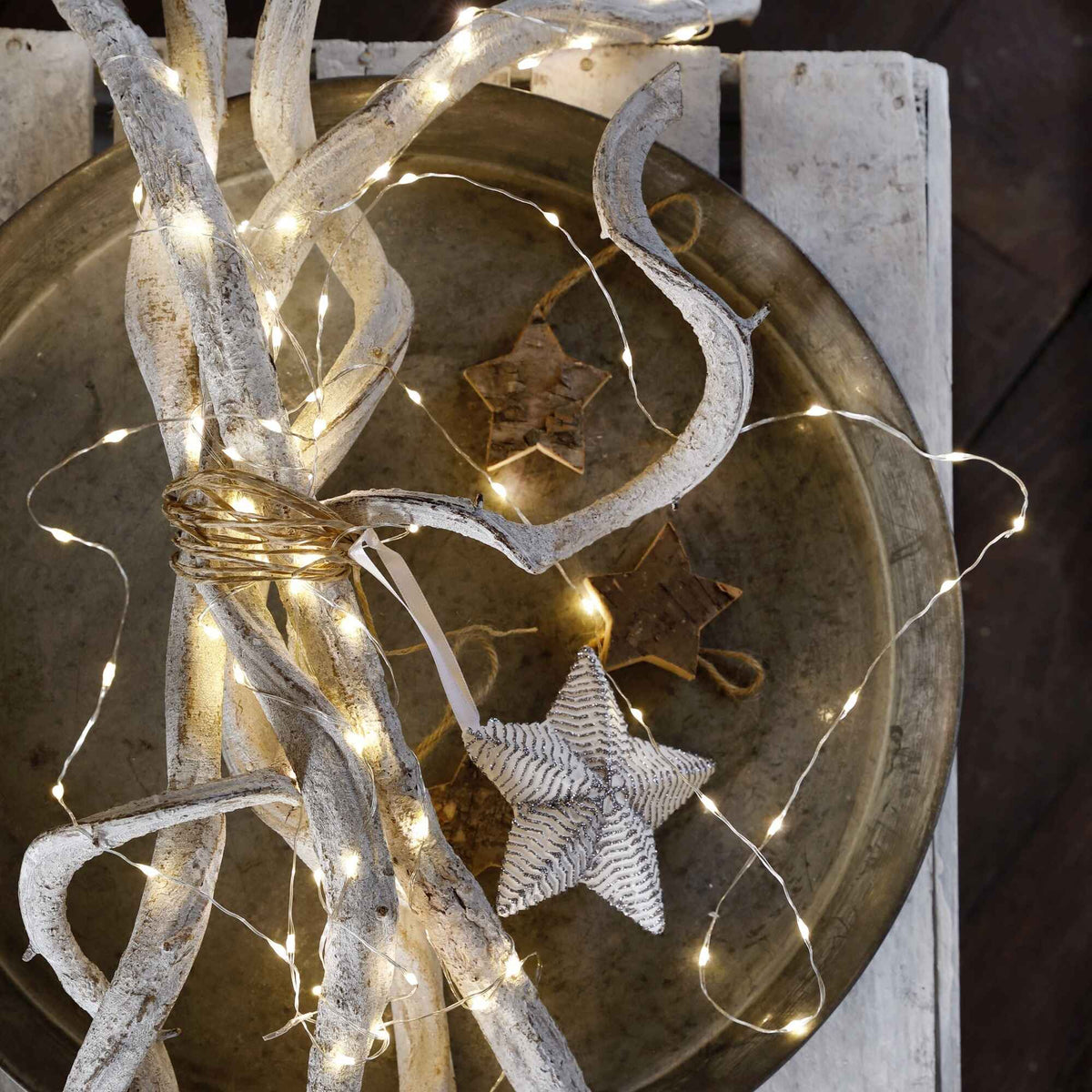 Micro LED String Lights 495cm Silver with Warm White Lights E | Annie Mo's