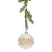 Micro Warm Amber LEDS in Glass Bauble 20cm