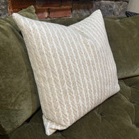 Knit Natural 24.5" cushion