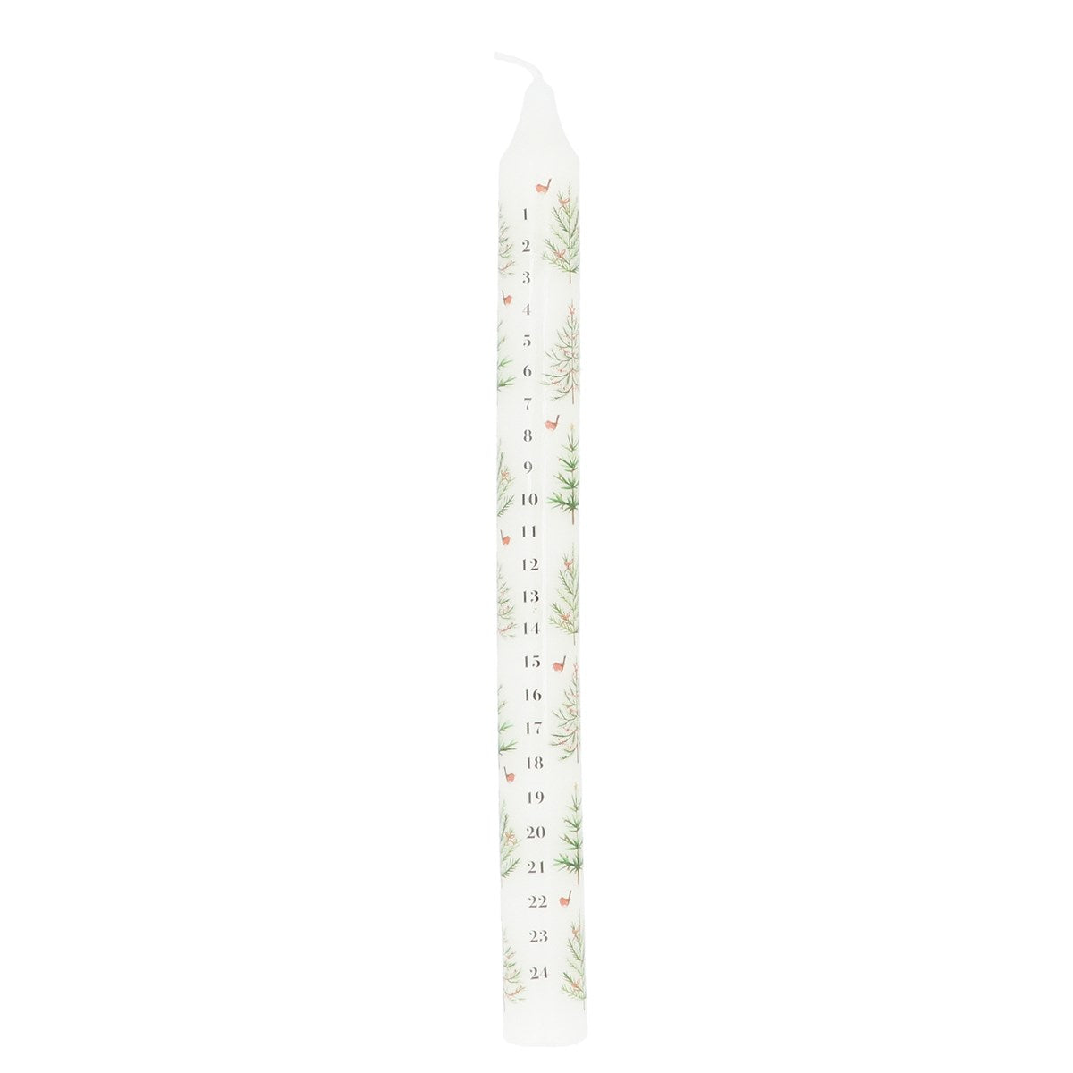 Taper Candle 23cm - Christmas Trees Advent | Annie Mo's