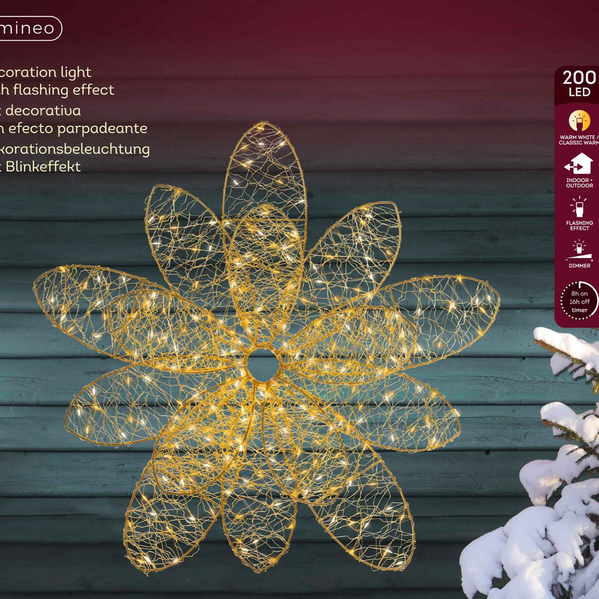 Micro LED Flower 38cm B | Annie Mo's