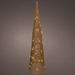 Wicker Flashing LED Cone 90cm | Annie Mo's