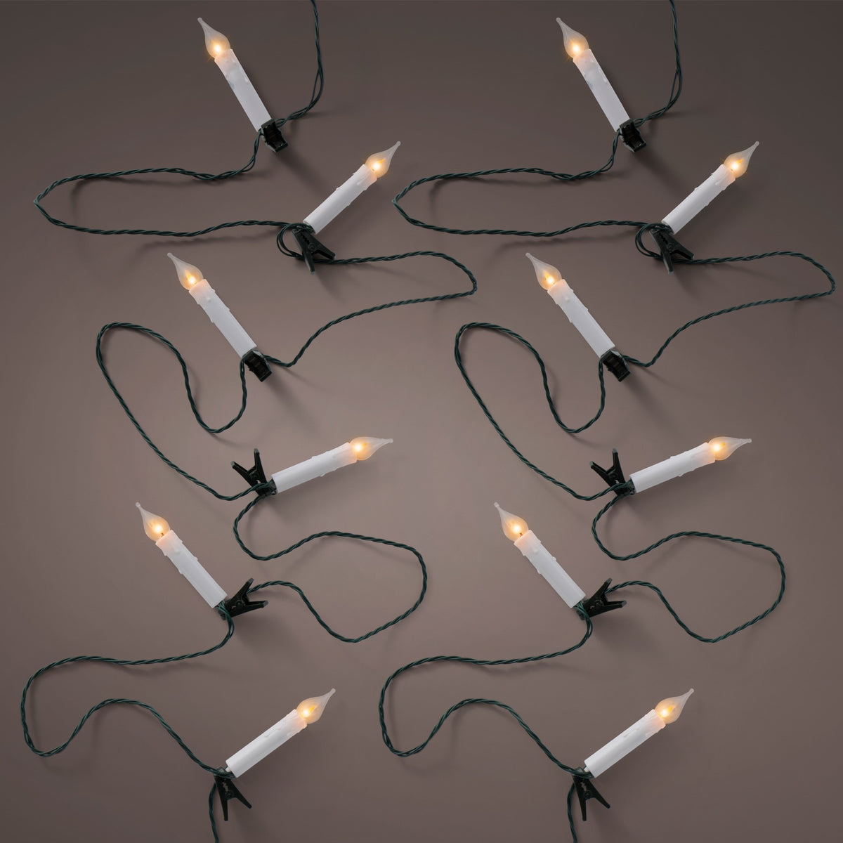 Micro LED Compact 16 LED Candle Lights with Fire Flame Effect | Annie Mo's