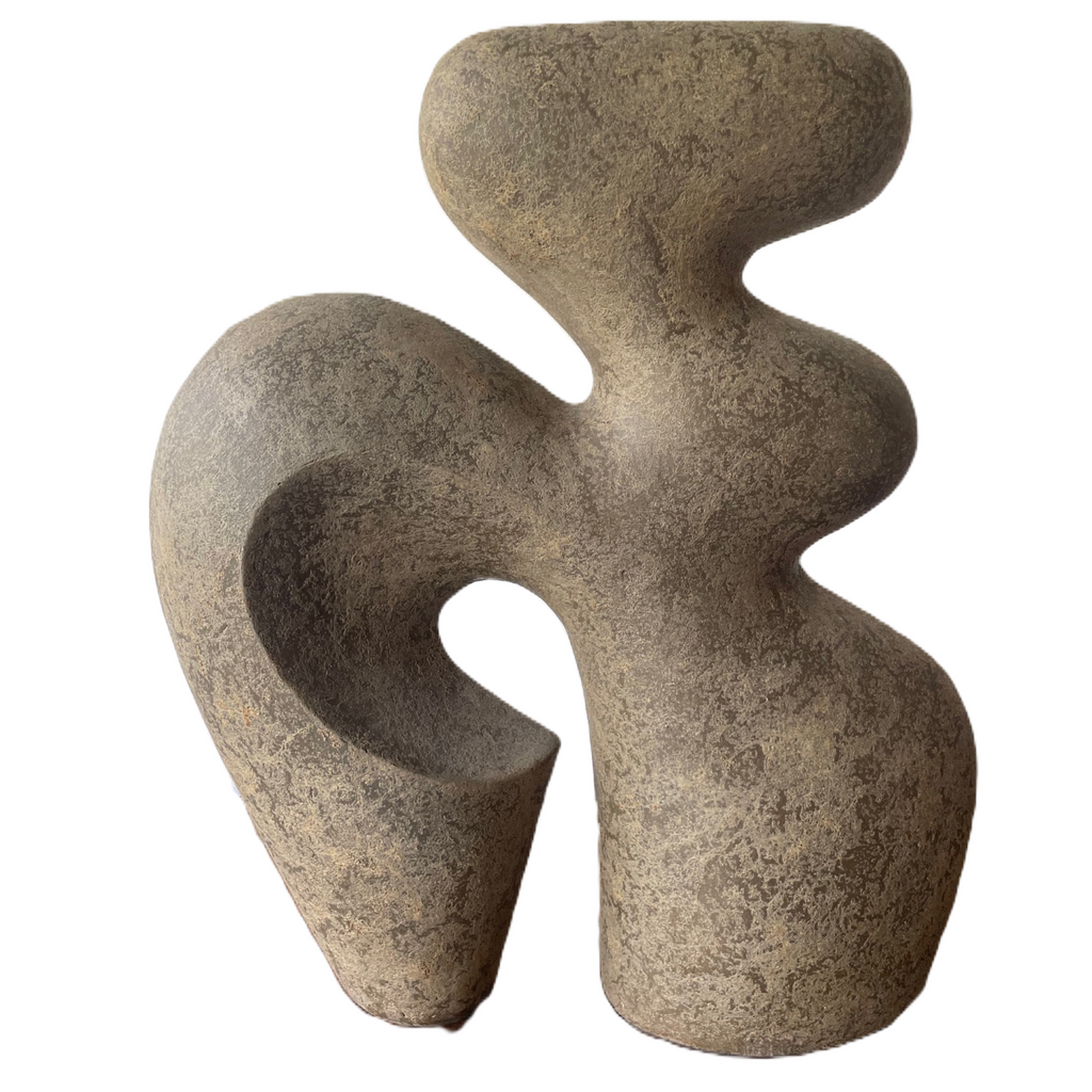 Camel Vase - Antiqued Grey 51cm | Annie Mo's