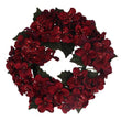 Acrylic Candle Ring 18cm - Burgundy Hydrangea