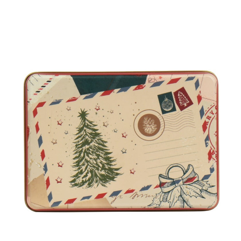Set of Three Santa Print Tins 19cm M | Annie Mo's