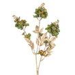 Spray, 73cm - Green/Gold Seeded Hydrangea