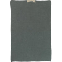 Moss Green Knitted Hand Knitted Hand Towel | Annie Mo's