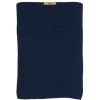 Midnight Blue Knitted Hand Knitted Hand Towel | Annie Mo's
