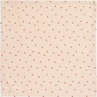 Red Heart Linen Coloured Napkin 40x40cm | Annie Mo's