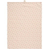 Tea Towel with Red Hearts 50cm x 70cm | Annie Mo's