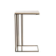 Antique Bronze and Travertine Sans Sofa Table 66cm | Annie Mo's