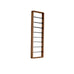 Sorrento Wine Rack for Eight Bottles in Wood and Black Metal 120cm