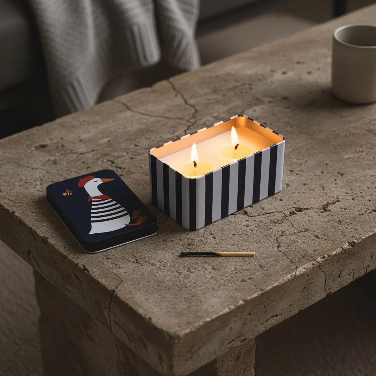 Parisian Duck Scented Candle Tin | Annie Mo's B