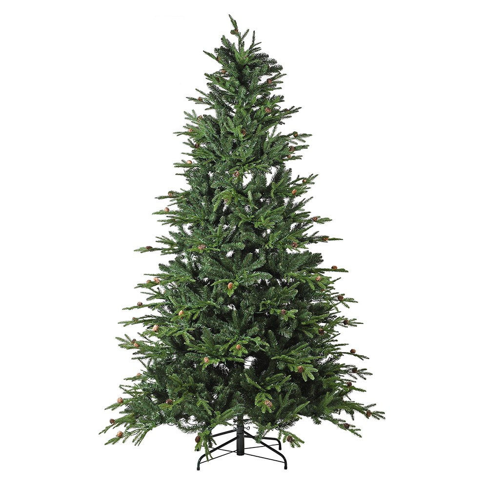 7.5ft. 560 LED Lit Tree with Pinecones 229cm | Annie Mo's