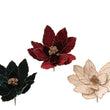 Velvet Poinsettia Flower Clip-On Decoration 28cm - Choice of Colour | Annie Mo's