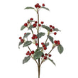 Icy Evergreen Stem with Pinecones 96cm | Annie Mo's