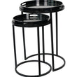 Louise Print Set Of 2 Side Tables With Removeable Trays 69cm | Annie