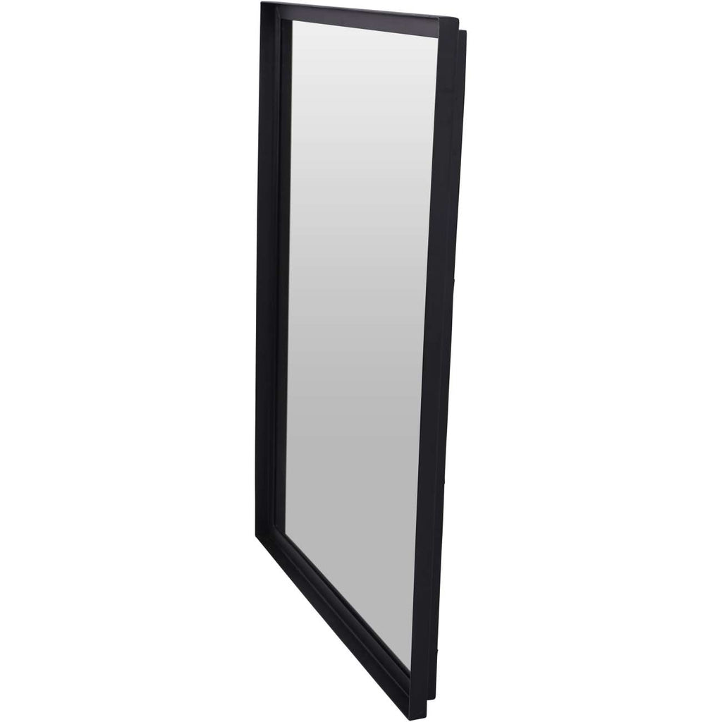 Bronx Black Acacia Wall Mirror 100 x76cm