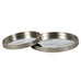 Laura Ashley Silver Set of Two Whinfell Mirrored Trays 45cm