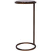 Brown Emperador Marble Accent Sofa Table 59cm