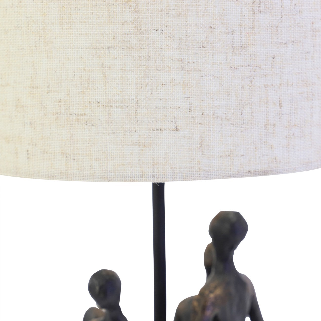 Family Sculpture Lamp with Shade 53m