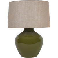 Aubrey Green Ceramic Table Lamp 55cm | Annie Mo's