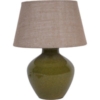 Aubrey Green Ceramic Table Lamp 38cm| Annie Mo's