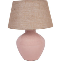 Aubrey Dusky Pink Ceramic Table Lamp 38cm | Annie Mo's