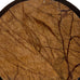 Forest Brown Marble Accent Sofa Table 59cm