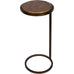 Forest Brown Marble Accent Sofa Table 59cm